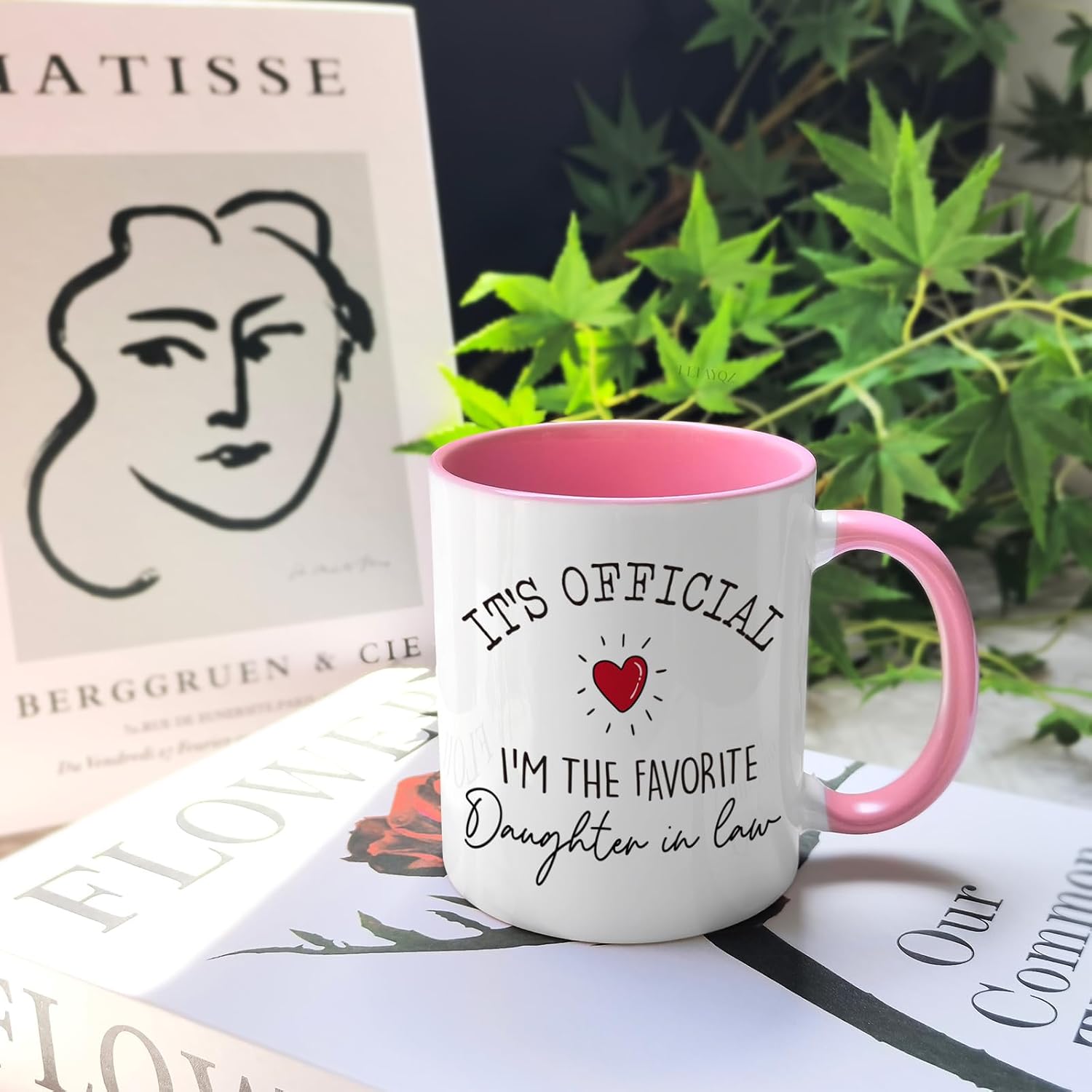 Funny Favorite Daughter in Law Coffee Mug Gift for DIL, It's Official I'm The Favorite daughter in law mug, Engagement, Wedding Mugs Gifts from Mother-in-law, officially favorite Child Daughter mug106