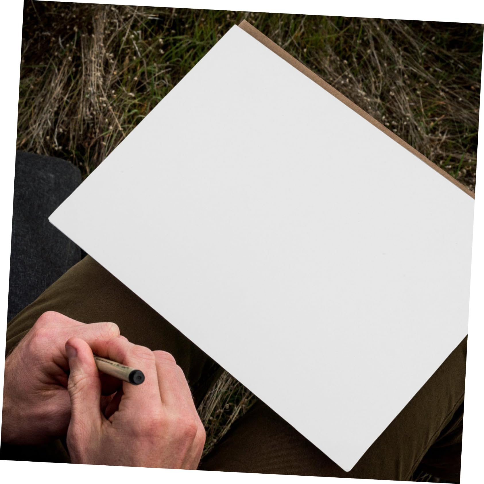 AUTSUPPL Papier À Croquis A4 Blanc 100 Feuilles Vierge Pour Dessin Esquisse Accessoires Scolaires Fournitures De Dessin