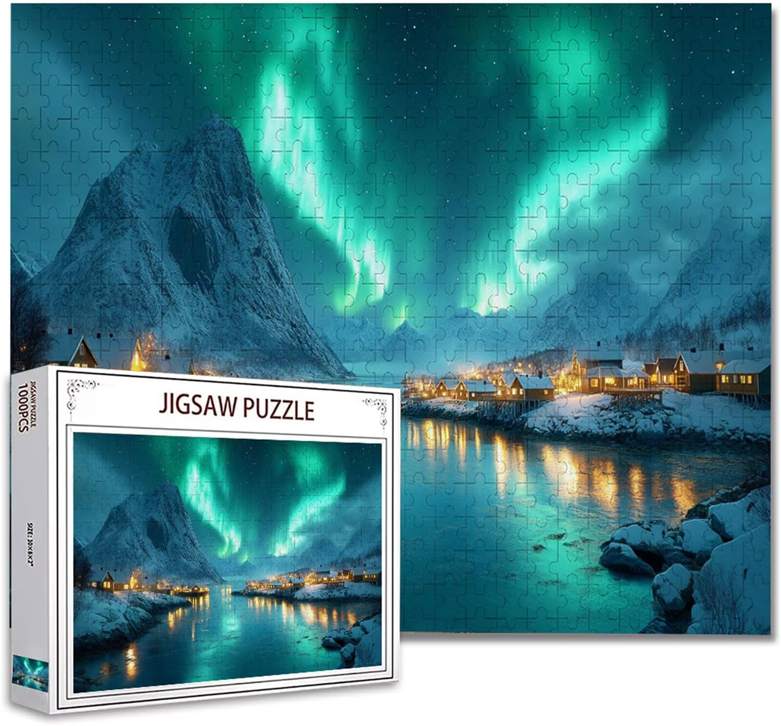 Puzzle 2000 Piezas Adultos Paisaje Puzzle Imposible Rompecabezas Pieza De Madera Jigsaw Un Rompecabezas Desafiante, Uegos Rompecabezas para Toda La Famili Regalo Hombres Mujeres 70.5X99.5cm A-4