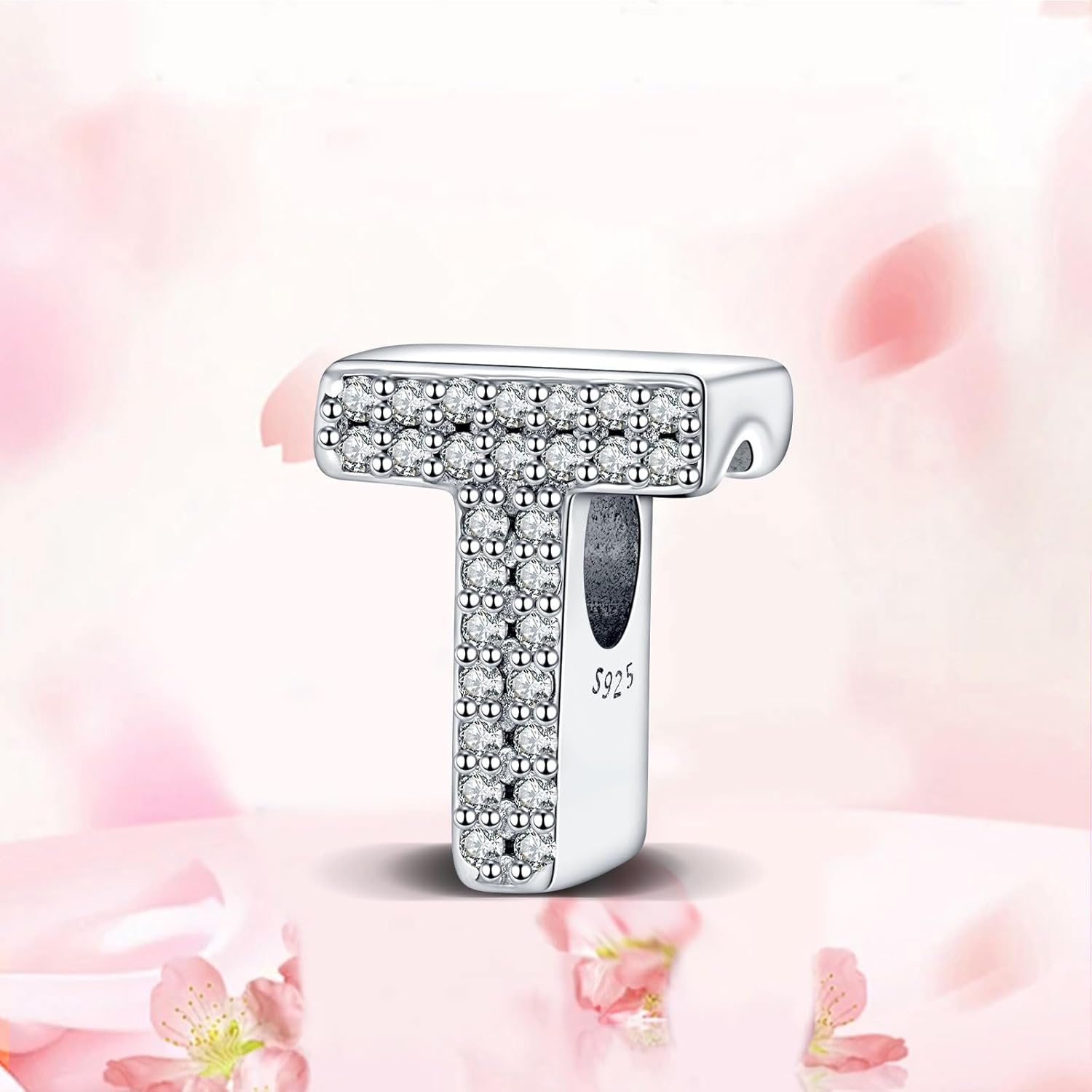 Annmors Charms Initial Letter Z Charm Alphabet Dangle Beads Happy Birthday Charms for Bracelet and Necklace Valentine's Day Mother's Day Gift - Image 3