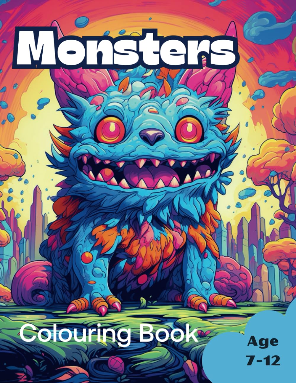 Monster Colouring Book: Monster fun activities for boys and girls - name your monster and cut out the collection