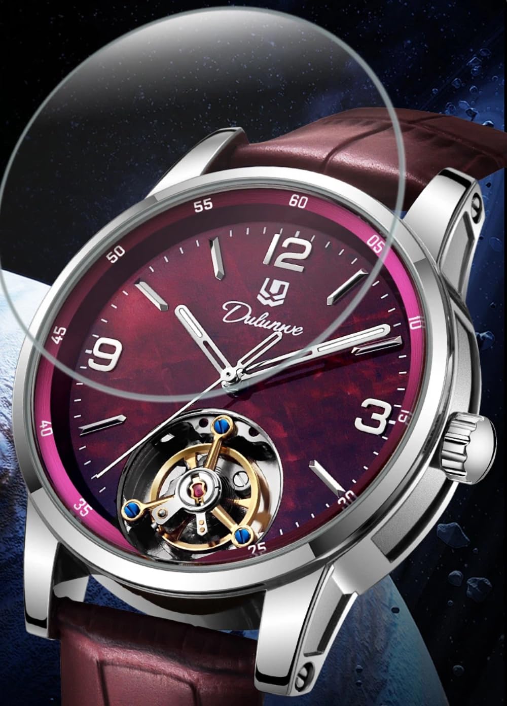 Einzigartige Emaille-Technologie Automatische Mechanische Uhr Trend Herren Armbanduhr