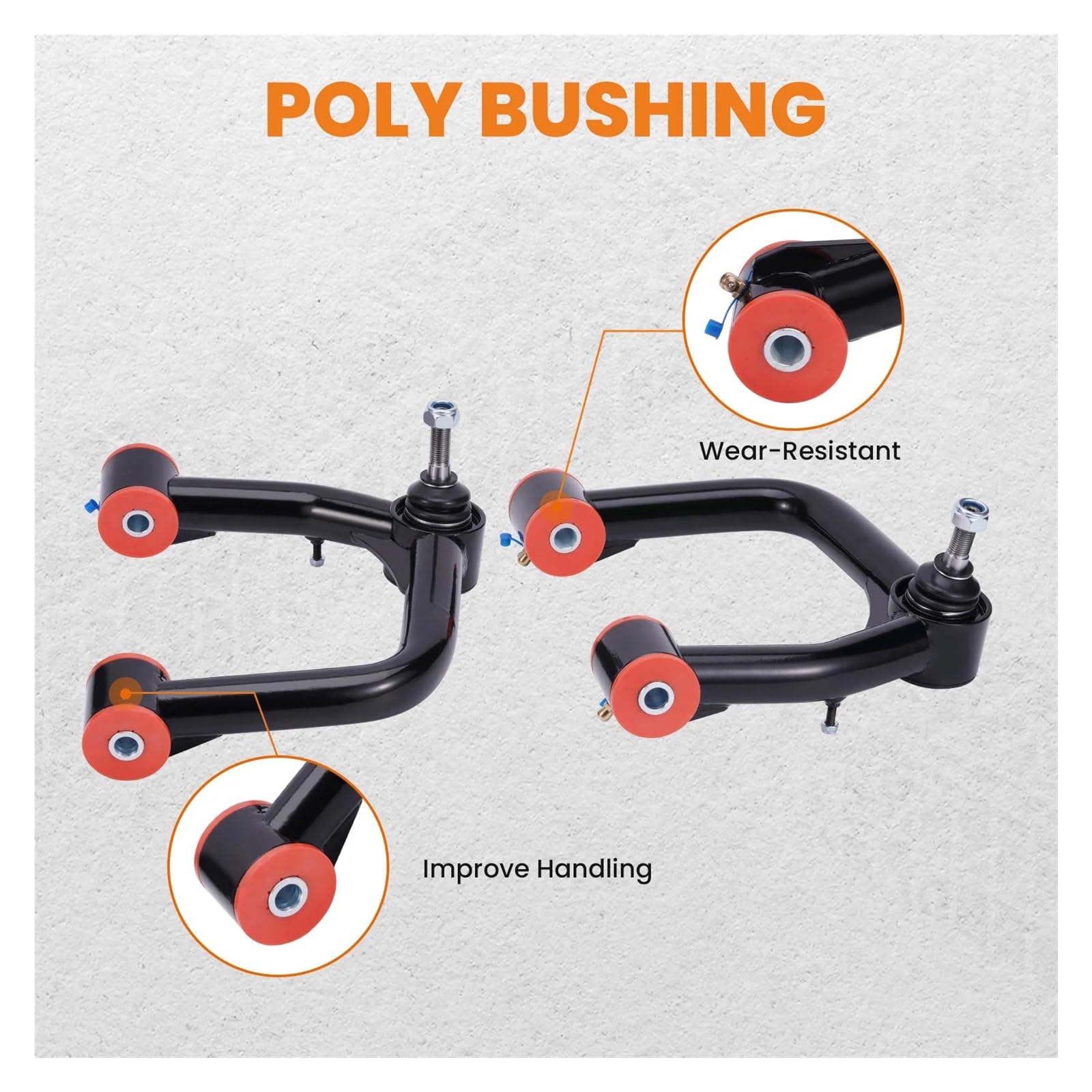 Wahacz samochodowy 2x Przednie górne wahacze 2-4" Lift FJ Cruiser 2007-2014 i 4Runner Wahacze ze sworzniami kulowymi Narzędzie pomocnicze do wahaczy 2003-2022