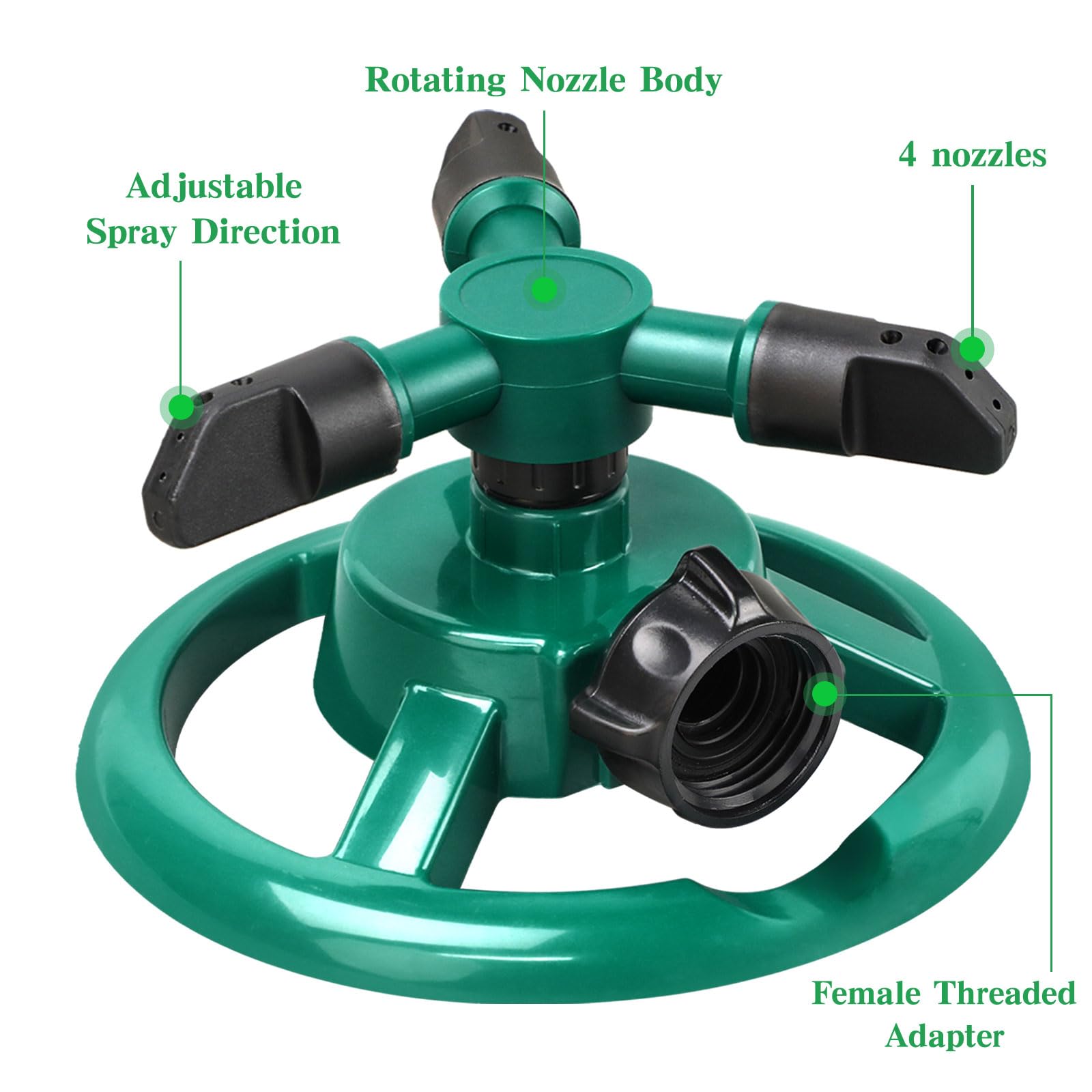 Sprinklers for Yard, Water Sprinkler for Lawn, 360 Degree Rotating Lawn Sprinkler for Yard Large Area, Sprinklers for Kids, Pets Playing