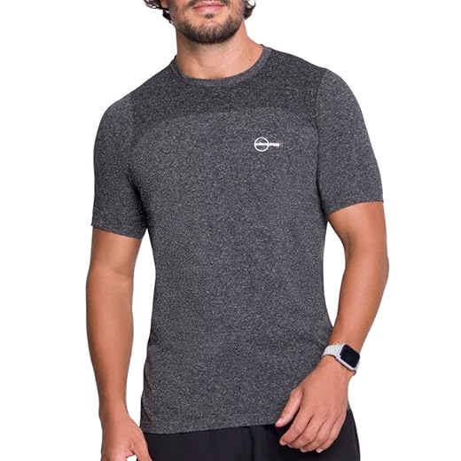 Camiseta Academia sem Costura Sport Masculina Fitness Selene