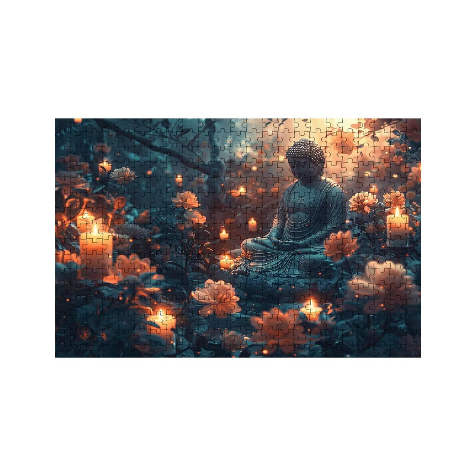 Puzzle 4000 sztuk Dorośli Zen Puzzle 4000 sztuk Drewniany Kwiat, Klasyczne Puzzle Gry Myślenie dla całej rodziny Razem, Puzzle dla dorosłych na wiosnę Dekoracja ścienna 90 x 140 CM LZPT-02641