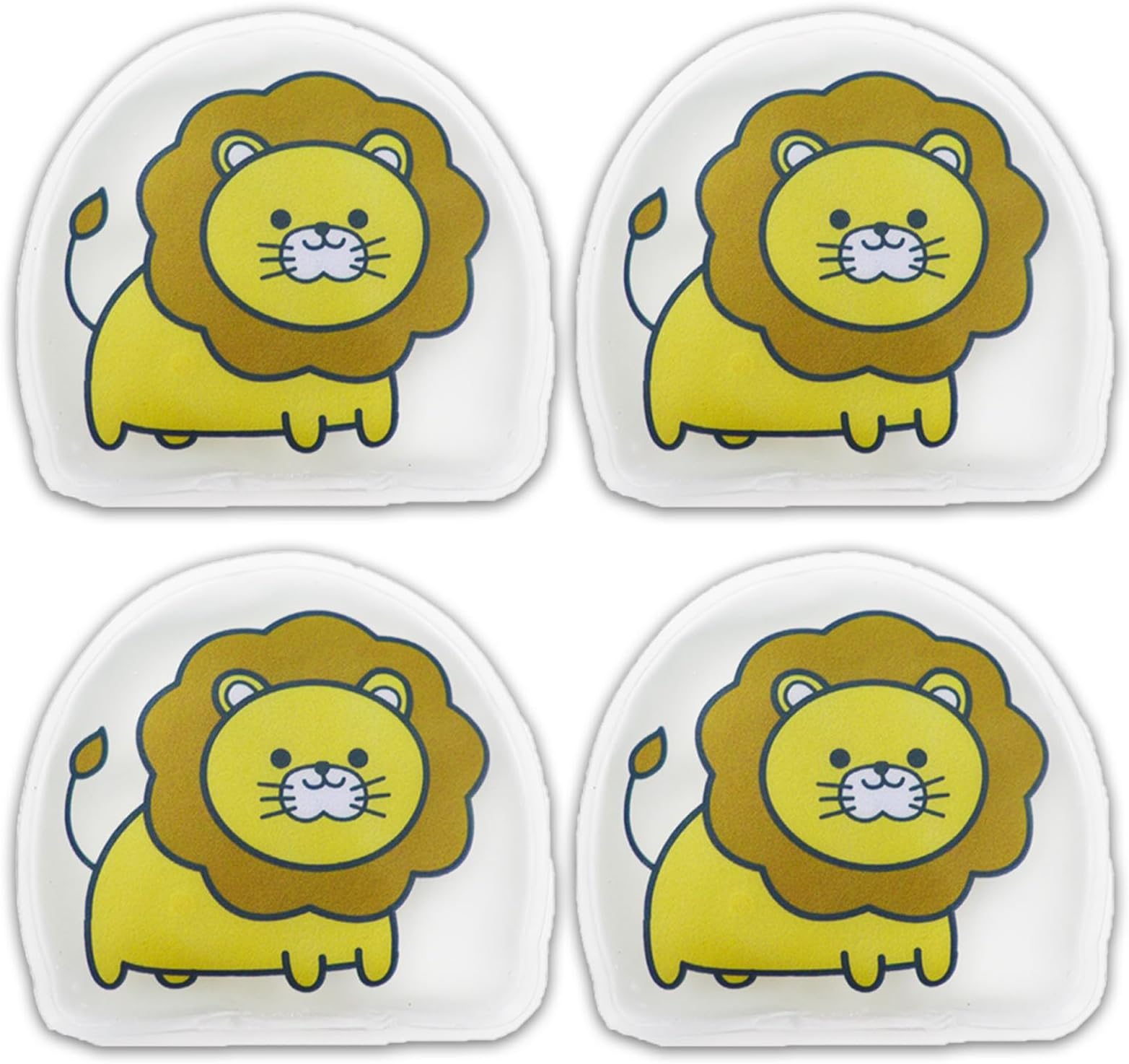 4Pcs Reusable Hand Warmers, Portable Heat Packs, Hand Warmer Boil Click Hot Pocket Hand Warmer, Quick Warming Cartoon Gel Heat Packs for Outdoor Activities, Travel and Family (Cloud)