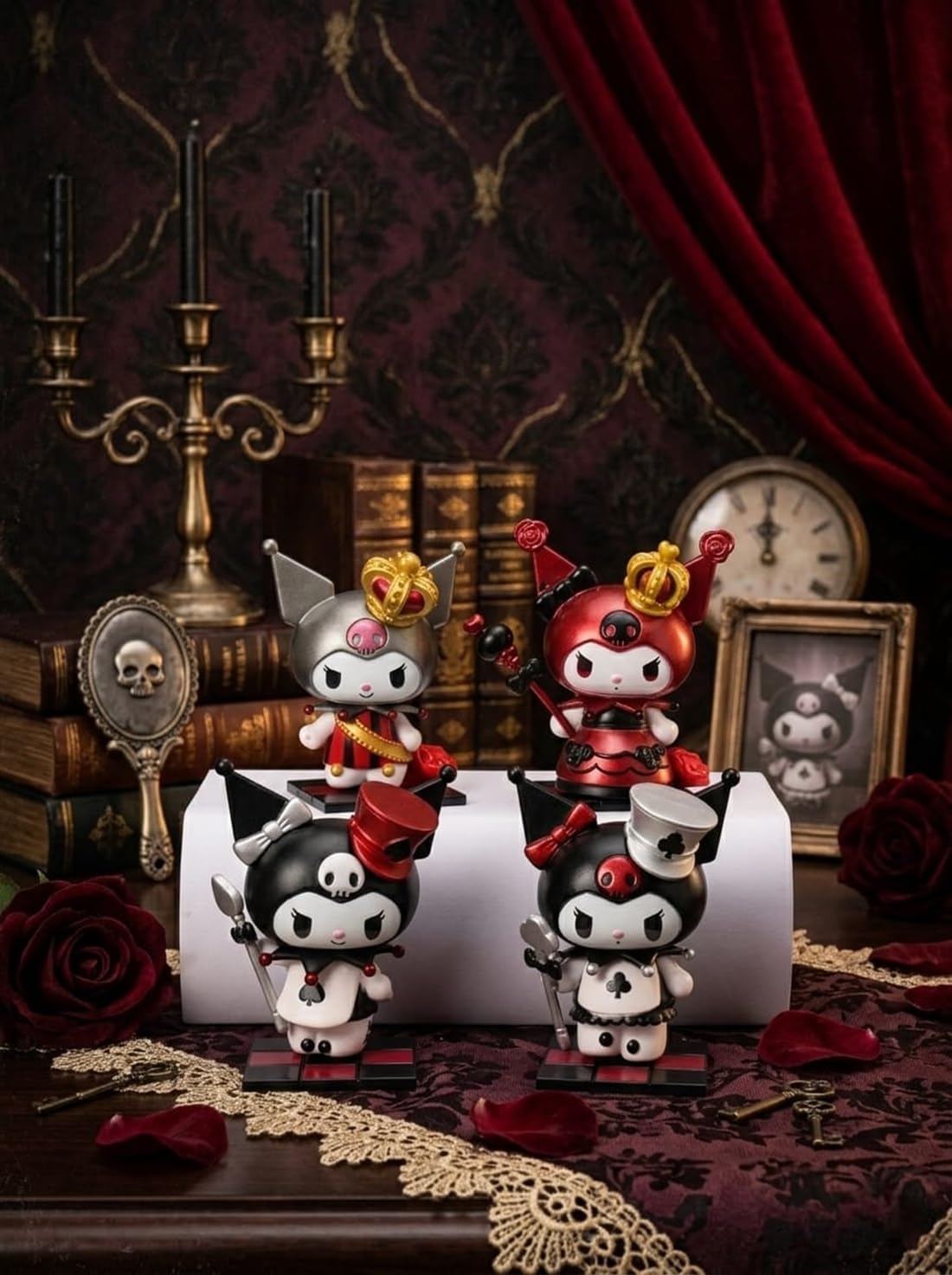 Kuroomi Action Figure Collectible Toy, Cute Gothic Anime Character