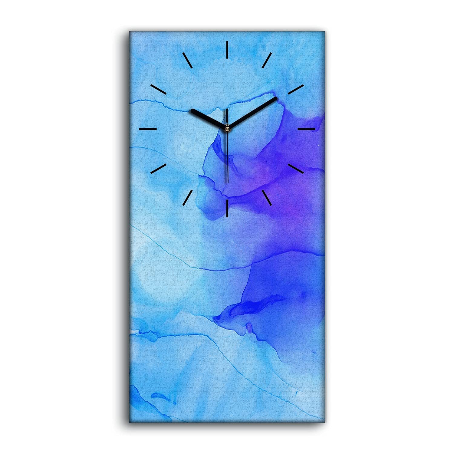 Horloge sur Toile Salon et Chambre Coloray Décoration Murale Abstrait 30x60