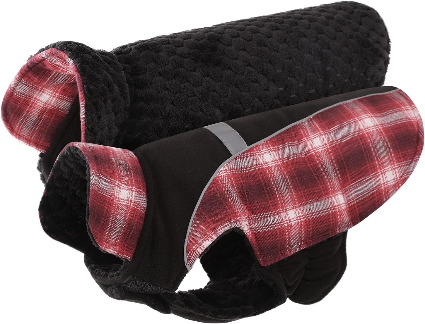 JUDYBRIDAL Winter Dog Coat,Reversible Reflective Windproof Plaid Pet Vest,British Style Warm Cozy Dog Cold Weather Jacket,Thickening Pet Apparel for Small Medium and Large Dogs (M | Green) : Pet Supplies