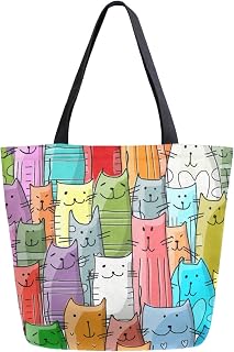 Bolsa de ombro de lona utilitária floral extra grande para academia, praia, viagens, compras, ioga, academia, alça superior