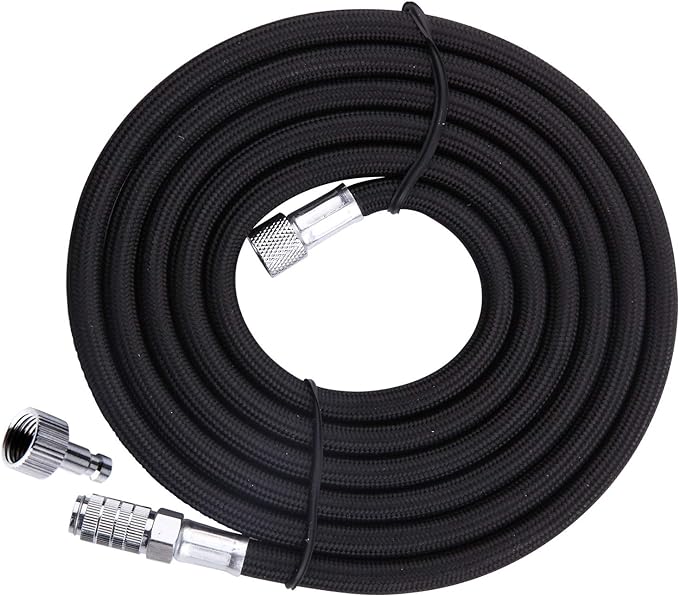 FENGDA Airbrush Hose, Premium 3M/10ft Nylon Braided Airbrush Hose with