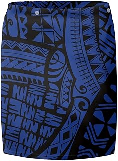 Men's Polynesian Pareo Hawaiian Wrap Skirt Tropical Beachwear Cover-Up P...