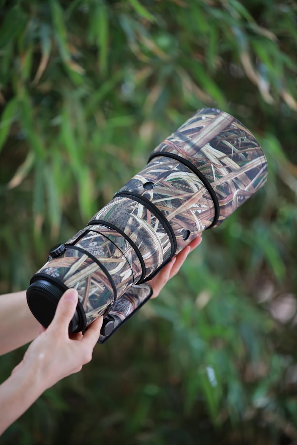 Rolanpro Waterproof Lens Camouflage Cover for FUJI FUJINON GF 500mm F5.6R LM OIS WR Rain Cover Protective Case Sleeve-#29 Grass camo Waterproof