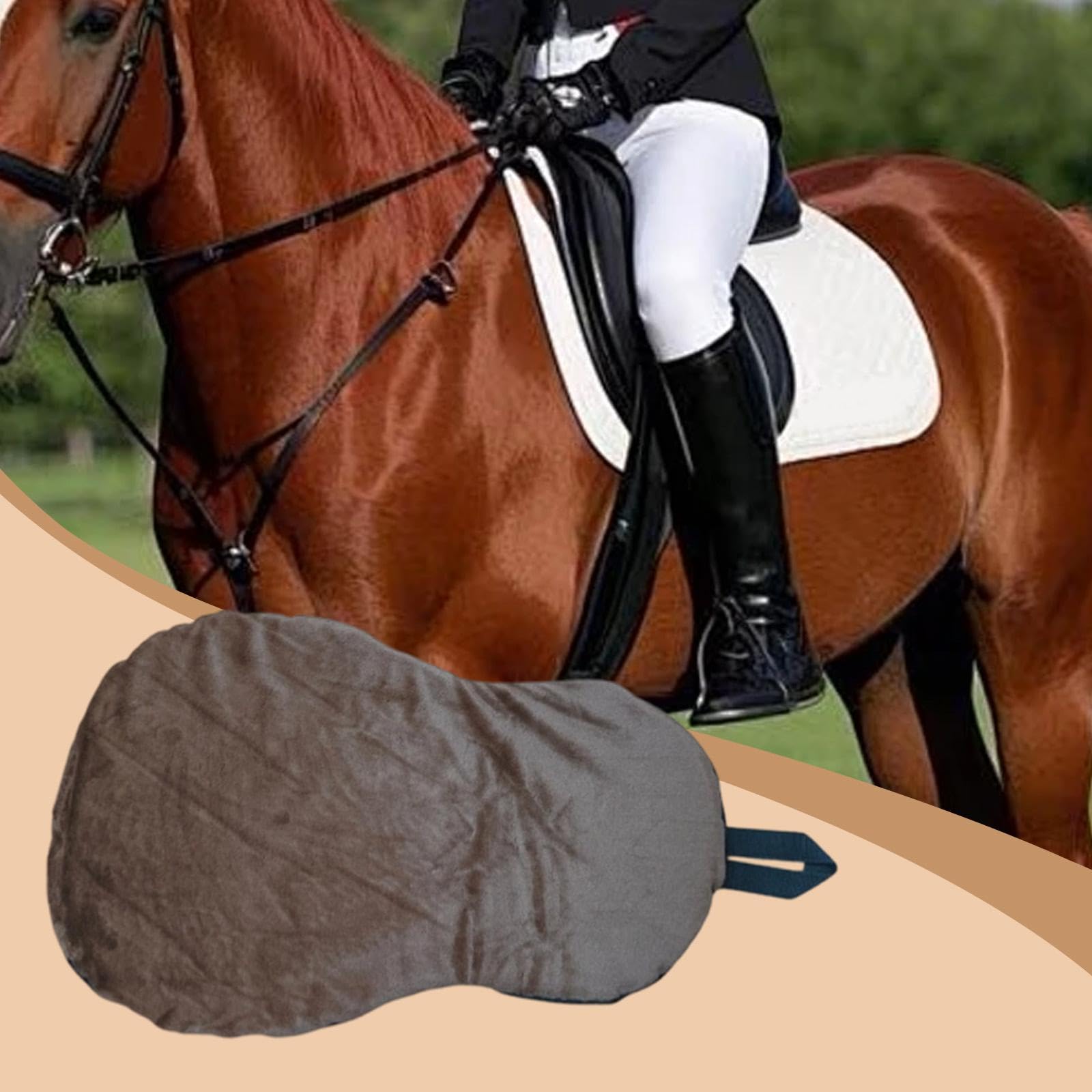 Protector de Silla de Montar, Accesorio para Equipo Ecuestre, Cojín Ligero para Silla de Montar