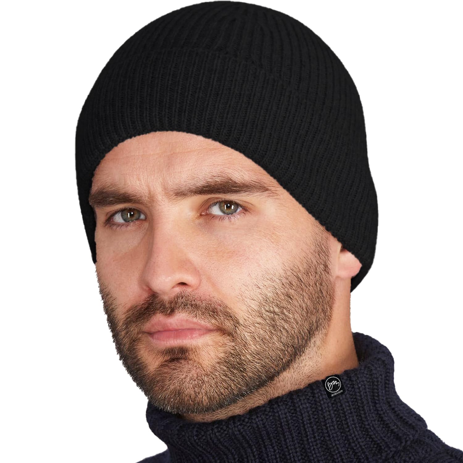 bismaadh Fleece Lined Woolen Cuff Beanie for Men & Women Warm Knit Winter Hat, Stretchy Fit, Soft & Durable Itch-Free Comfort-picture-14