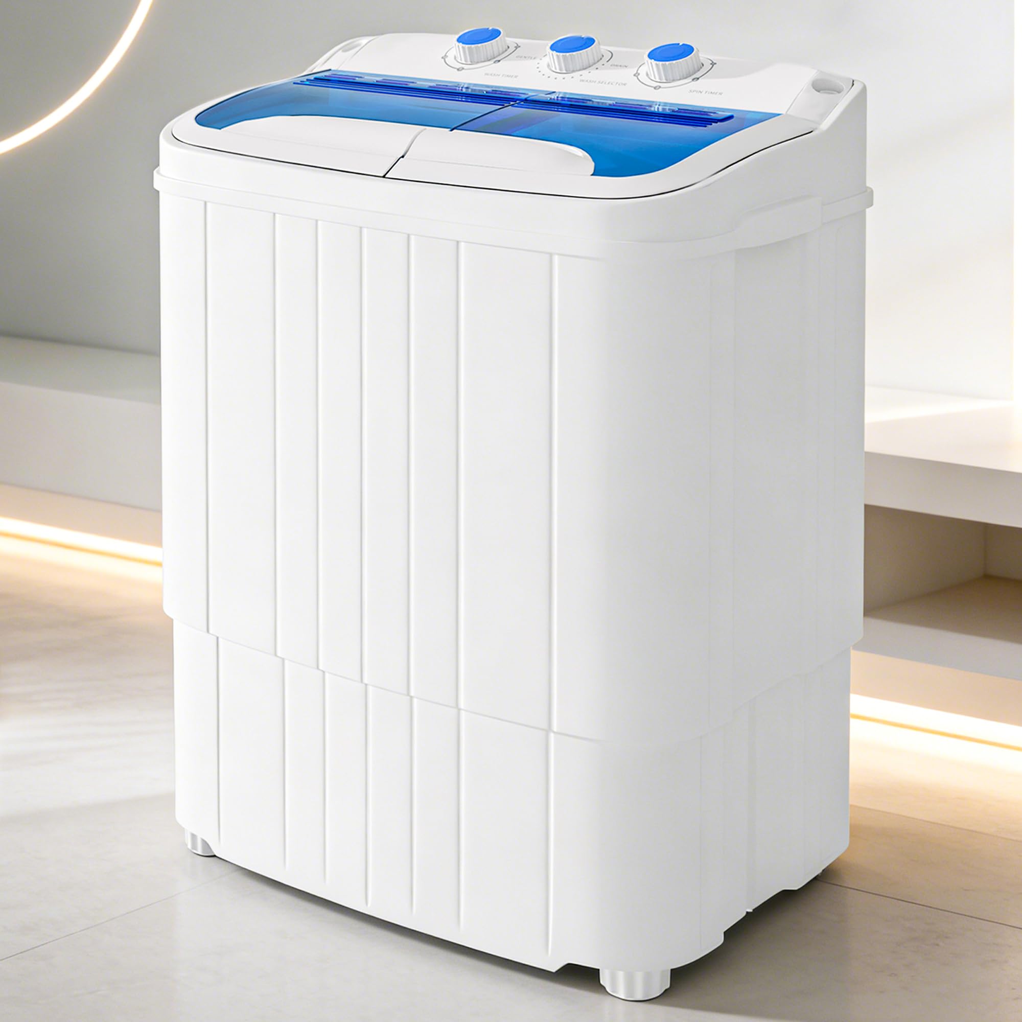 Amazon.com: Greenvelly Portable Washing Machine, 17.6lbs Twin Tub