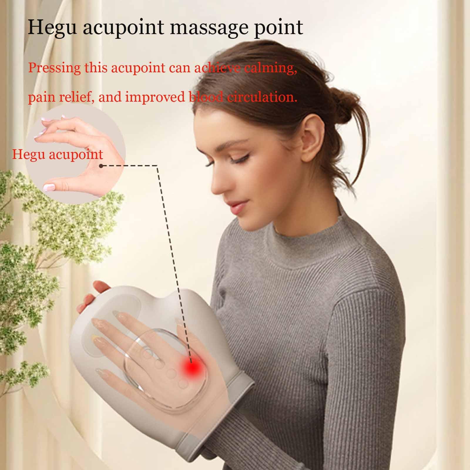 Massaggiatore Mani Hand Massager Calore Compressione Wireless Sollievo Dolore Dalla Rigidità Intorpidimento Delle Mani Donne Uomini