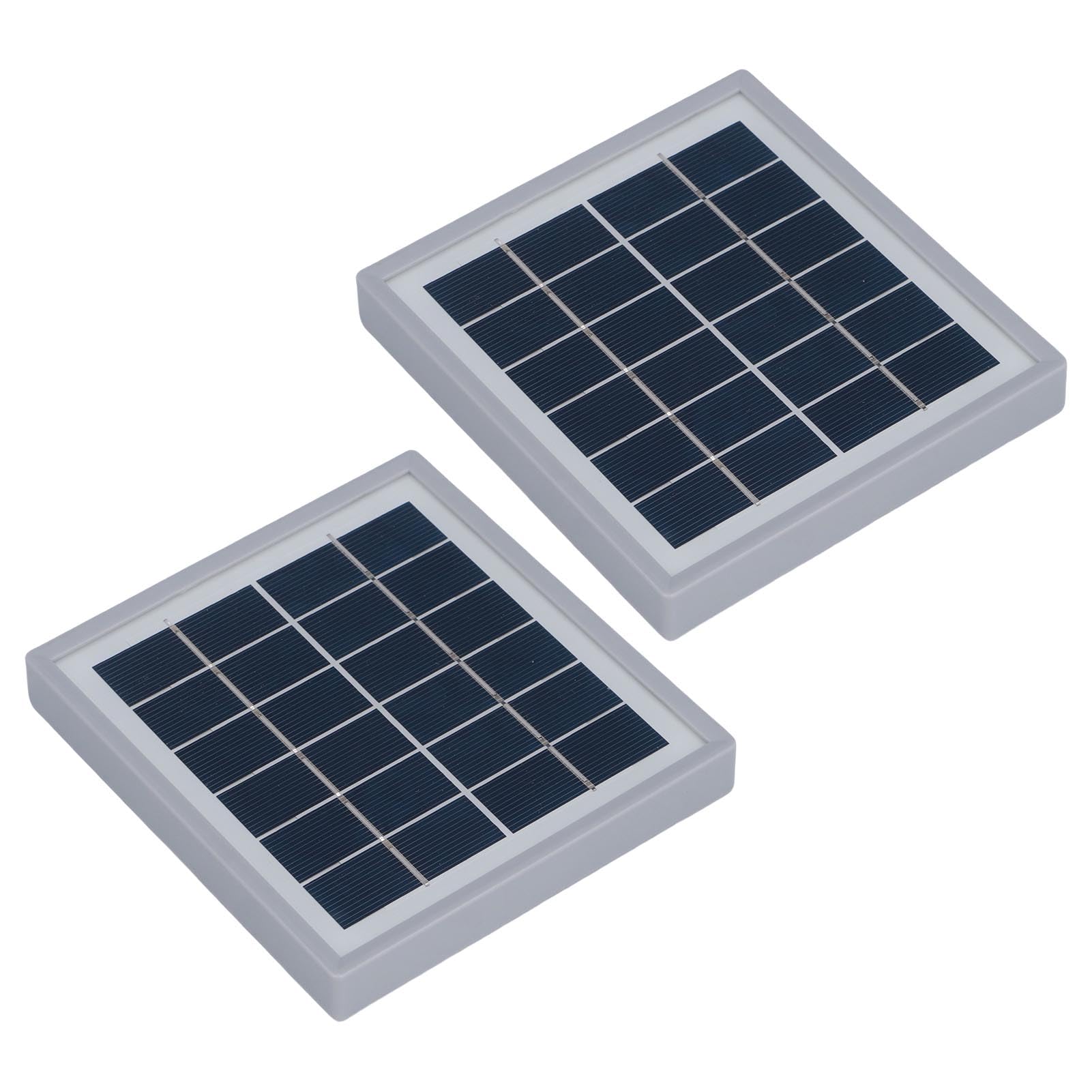 Panneau Solaire, Chargeur Solaire USB Monocristallin avec Support, Panneau Léger 5W pour Le Camping et la Randonnée