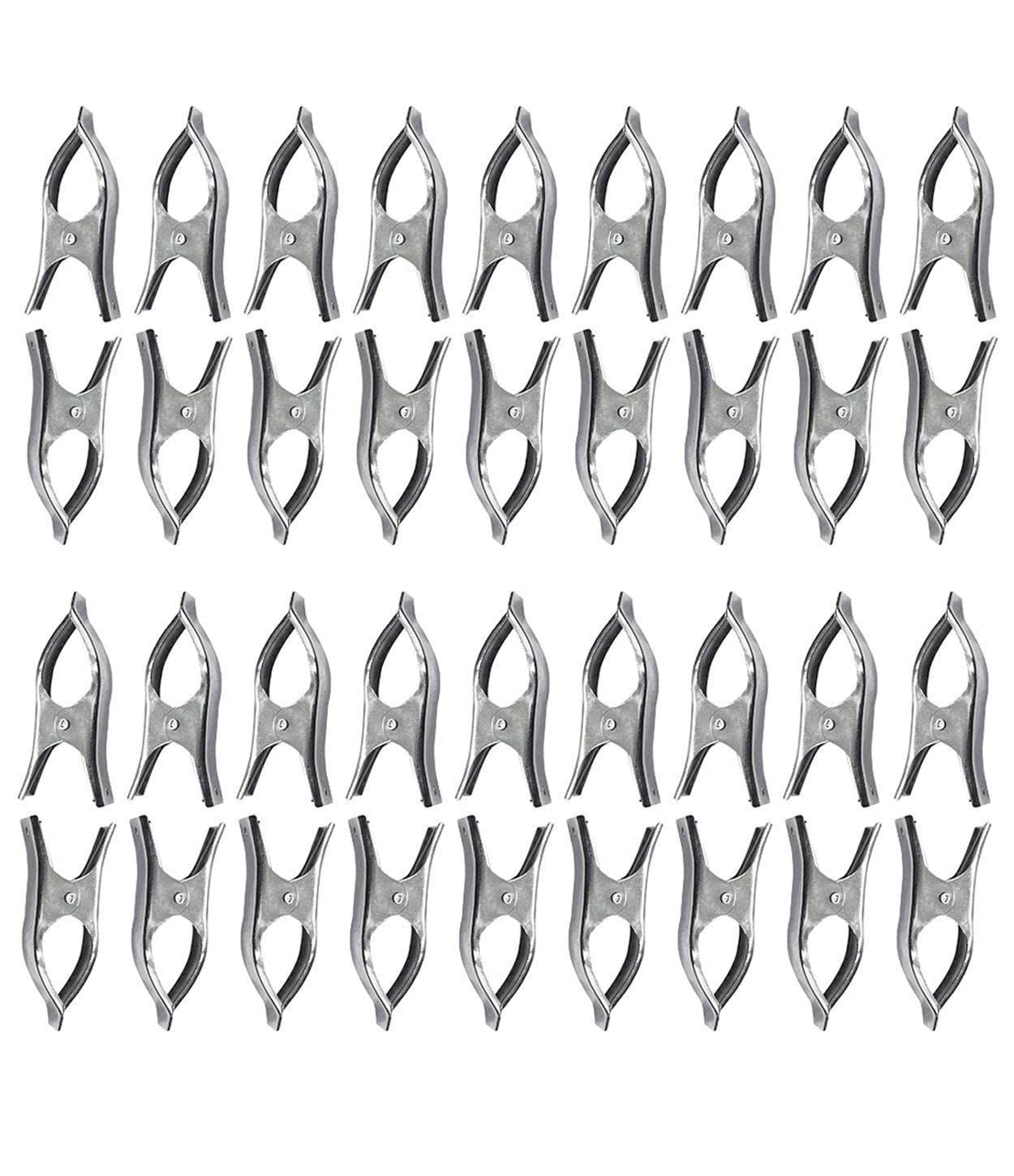 Konquer TimeS Steel Clips | Cloth Clips | Cloth Hanging Pins | Cloth Drying Clips | Clothes Pegs | Clothes Clips (Set of 24)