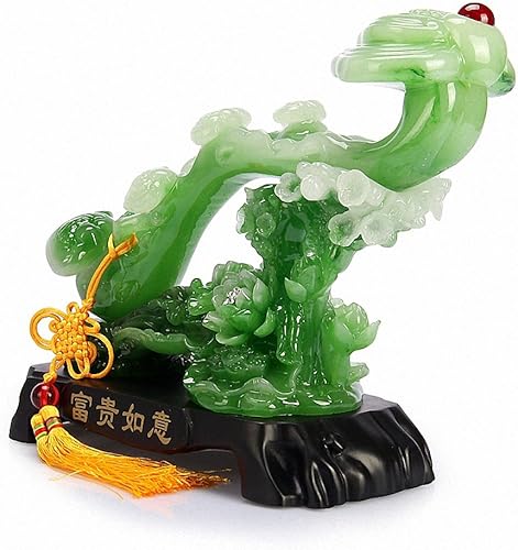 Miniatura 2 de BOYULL Estatua de Feng Shui Ruyi, encanto chino de la decoración del hogar de la prosperidad, decoración de Feng Shui