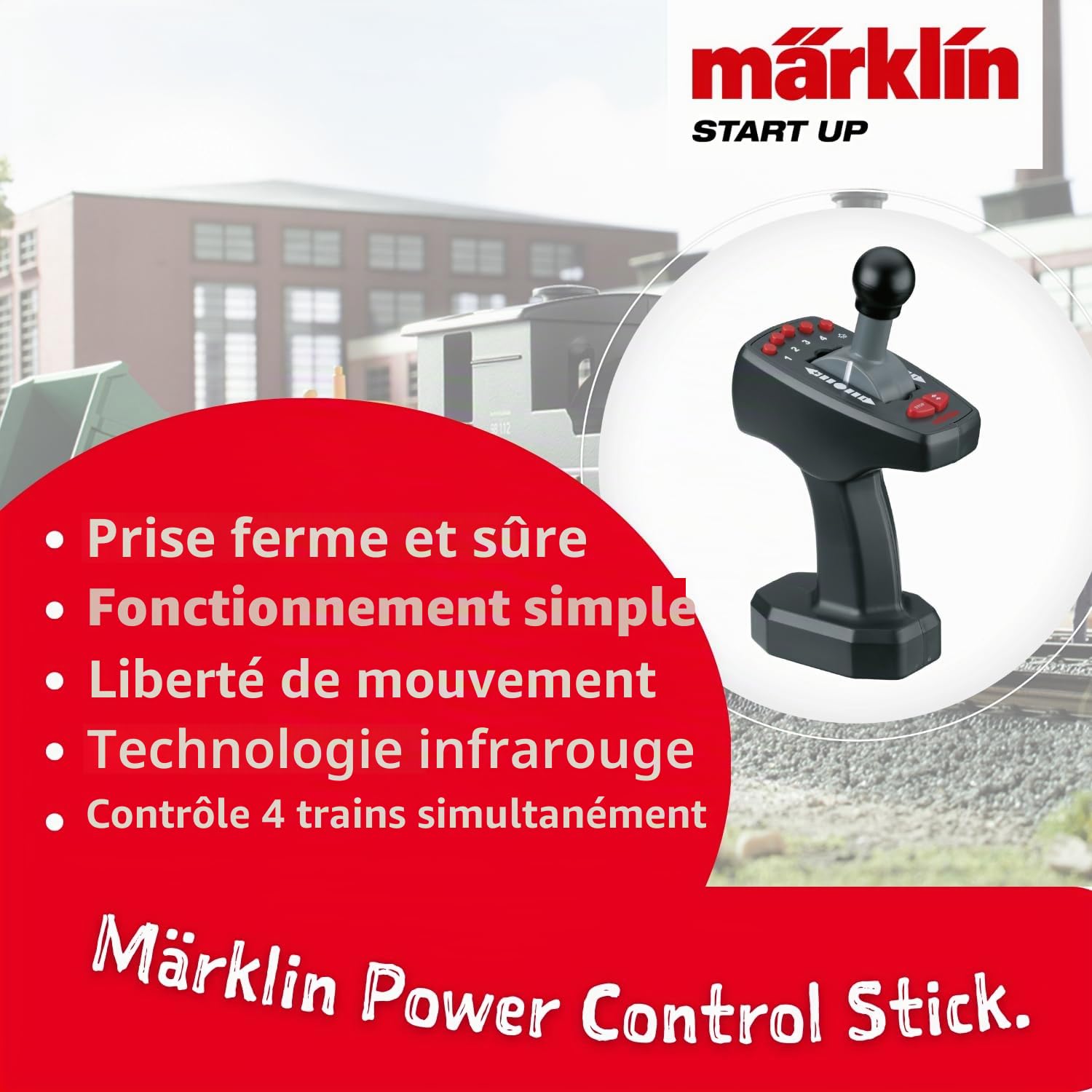 Märklin 29133 Modelleisenbahn Start Up Kit de démarrage Mon Start 230 V, Piste H0 , Locomotive, Chariot, Rails et unité de Commande Inclus dans Le kit de démarrage