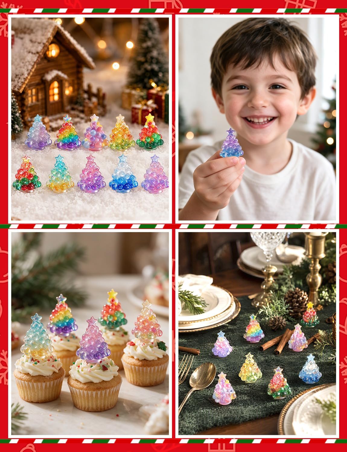 Mini Cute Christmas Tree Resin Silicone Mold