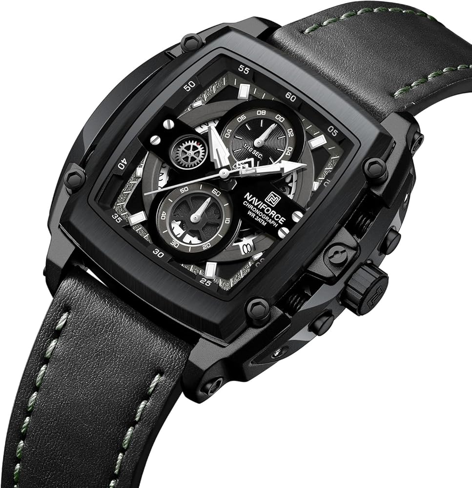 Buy NAVIFORCE NF8067 Multifunctional Cronograph Dial with Black
