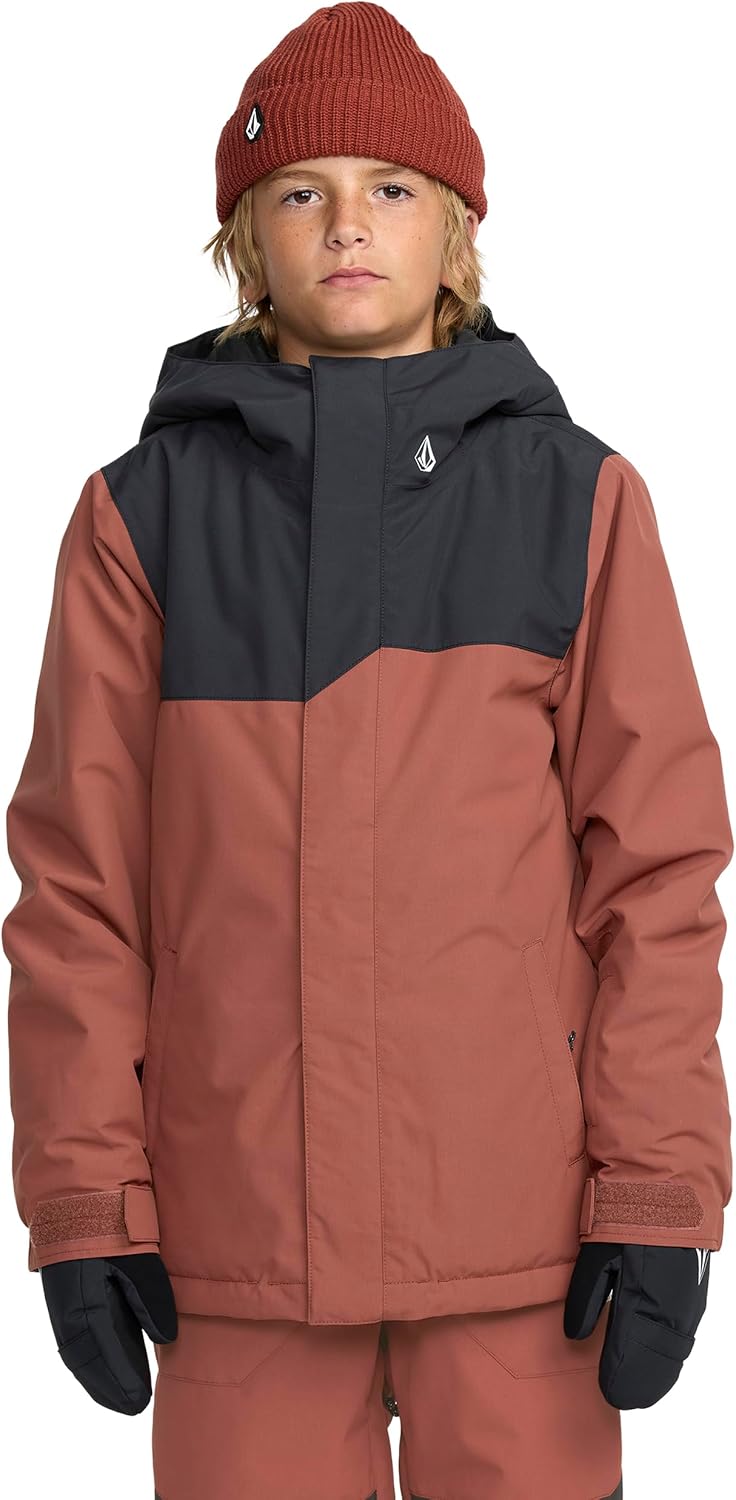 Volcom Boys' Stone.91 Insulated Jacket – 10k Waterproof With Grow-tech & Zip Tech®