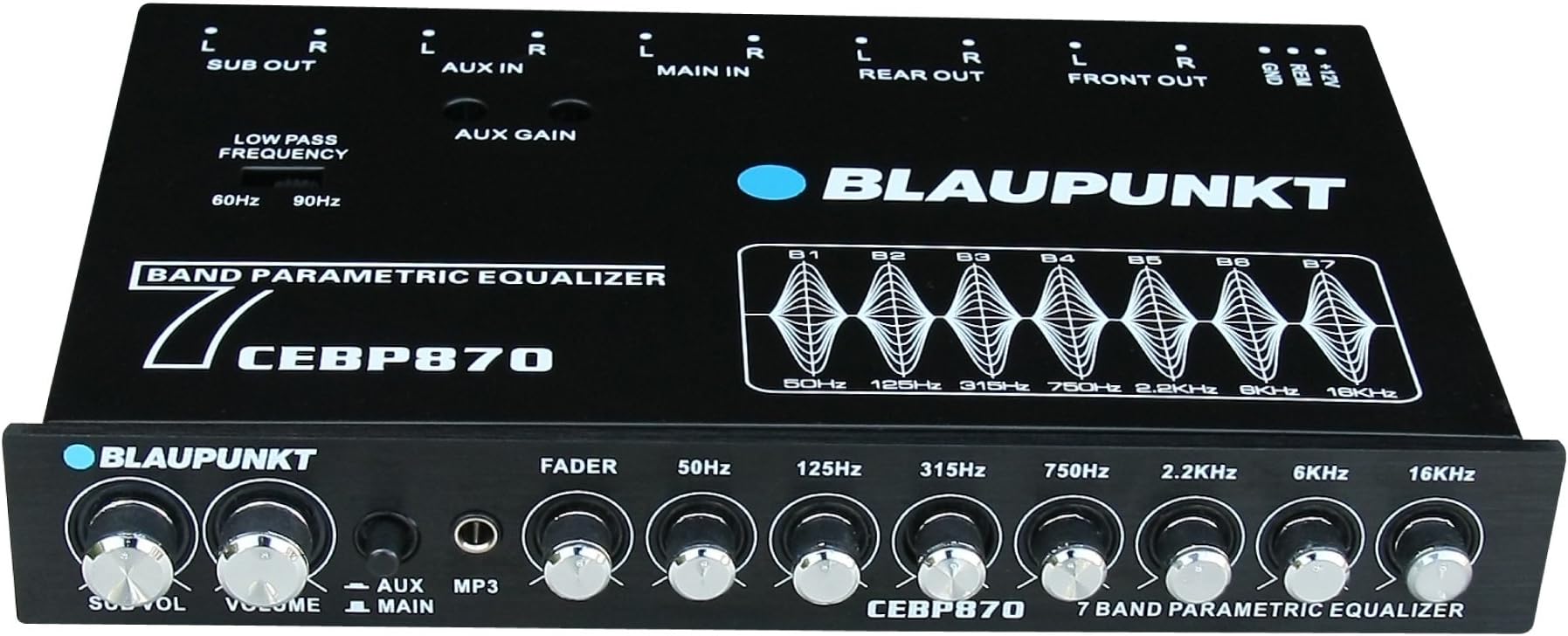CEBP870 7-Band Digital Equalizer