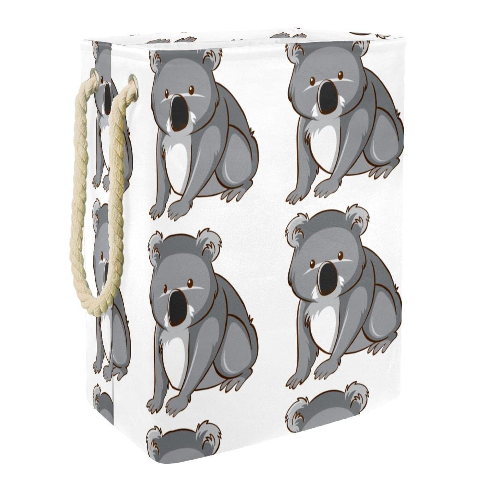 Panier à linge pliable koala pour rangement vêtements en chambre
