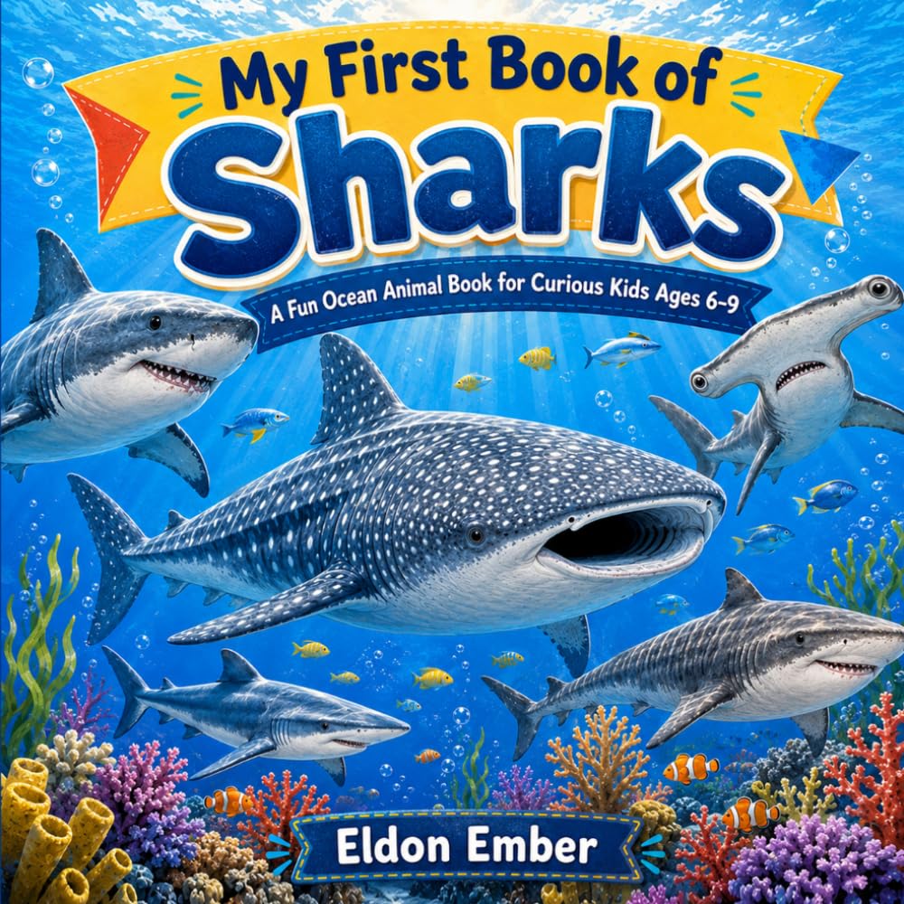 My First Book of Sharks: A Fun Ocean Animal Book for Curious Kids Ages 6–9