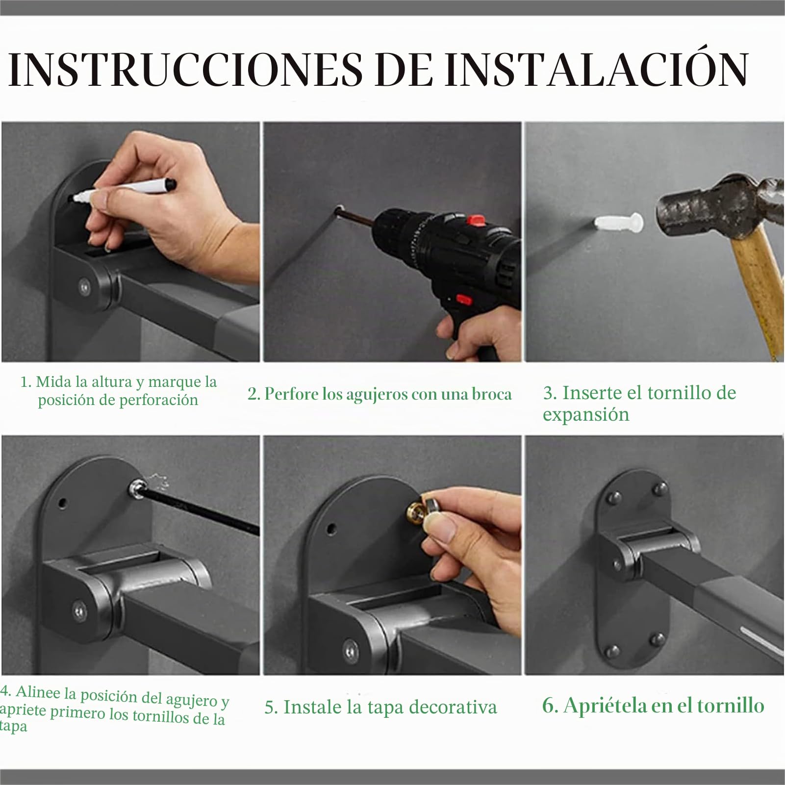 Barra Abatible Baño Acolchada, Luminoso Barra Baño Minusválido, Asidero Baño Abatible, Barra WC Minusválidos Abatible, Barra de Seguridad Baño Sujeción Pared,Blanco