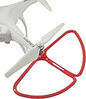 Vista 2 de sea jump Protector de hélice de liberación rápida para DJI Phantom 4/4 Pro Quadcopter Blanco y Rojo
