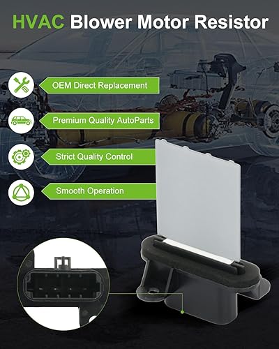 Miniatura 962 de SCITOO Resistencia de motor de ventilador HVAC para 2008-2013 para Chrysler 300/2008-2016 para Town & Country/2008-2010 para Dodge Charger/2008-2018