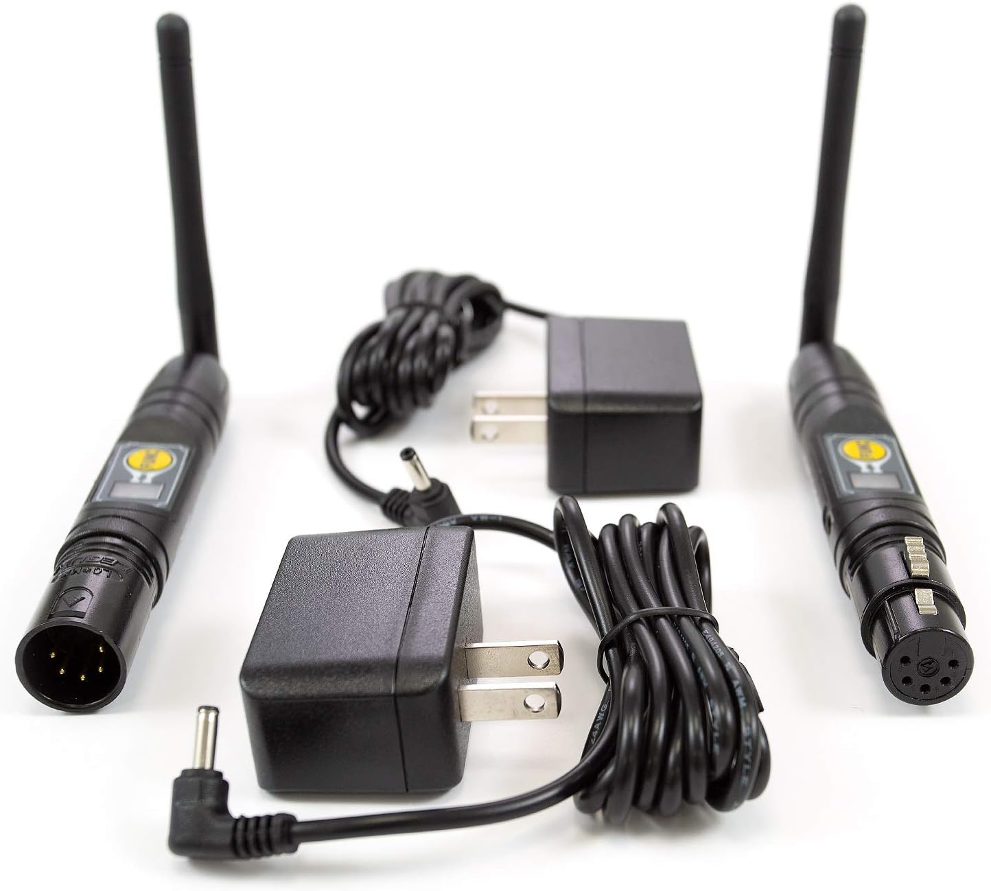 SIRS-E anyDMX V2 Wireless DMX Transmitter & Receiver (Transceivers) Lighting Control DMX512 Male and Female 5 Pin XLR Pair