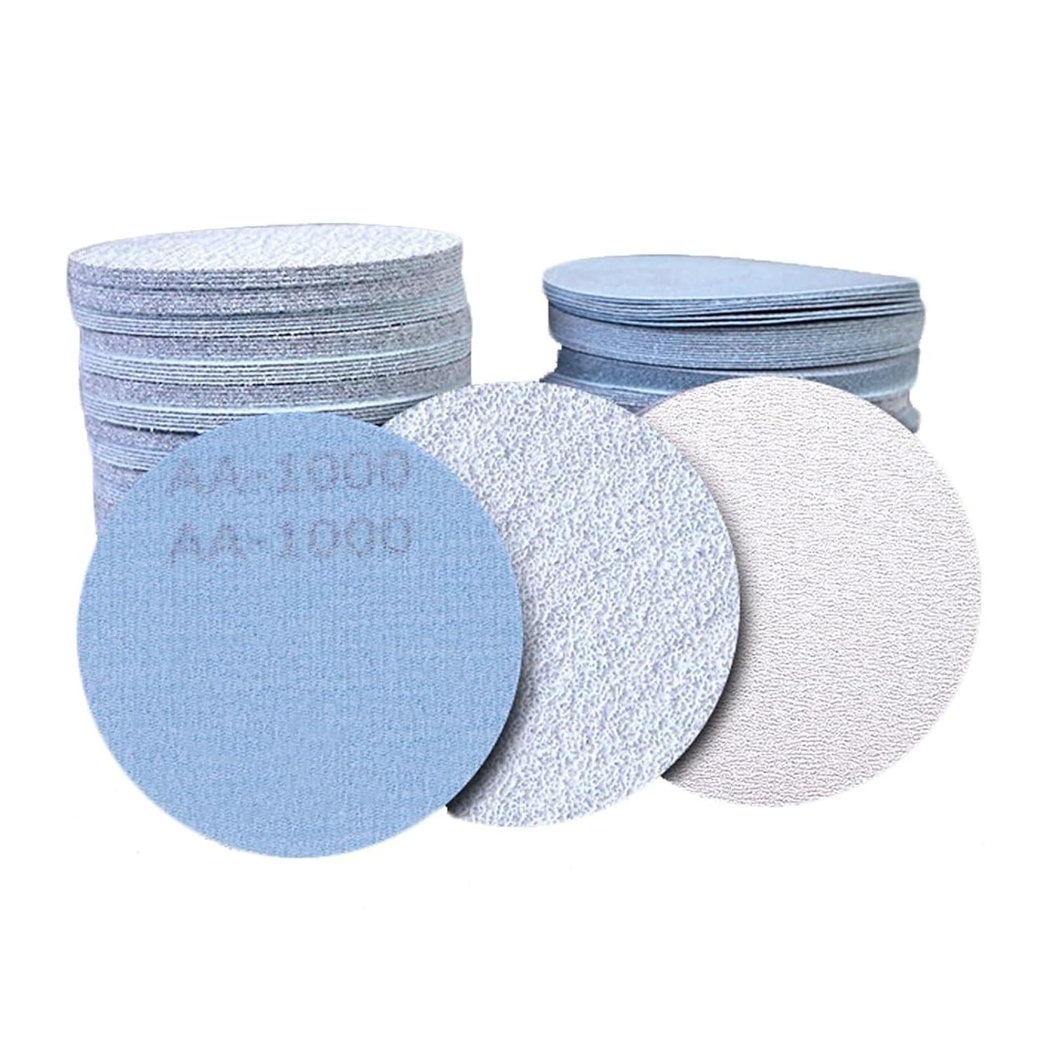 Sanding Discs,Sanding Discs, 3" 4" 5" 7" 9" Sanding Discs Pad 60-1000 Grits Hook and Loop Sandpaper Drill Grinder Rotary Tools for Metal Wall Sanding Polishing(4",80grit)