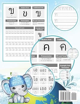 Master the Thai Alphabet, a Handwriting Practice Workbook: Perfect your calligraphy skills in both the traditional and modern Thai writing styles and dive deeper into the language of Thailand