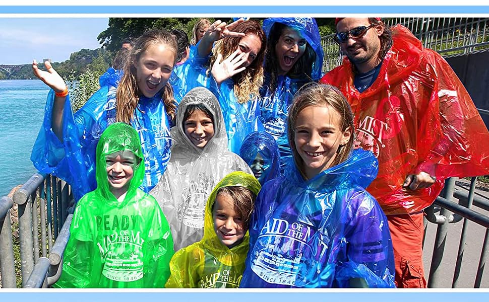 12-Pack Clear Hooded Rain Ponchos for Adults & Family - Image 6