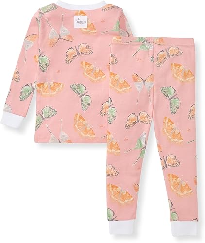 Miniatura 273 de Burt's Bees Baby Pijama para niña, 2 piezas, camiseta de manga larga y pantalones de algodón orgánico