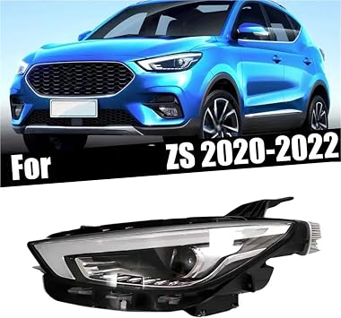 Compatible With SAIC MG ZS 2020-2022 Auto Front Bumper Headlight Driving Light Daytime Running Lights 11pin Head Light(11 Pin-Right)