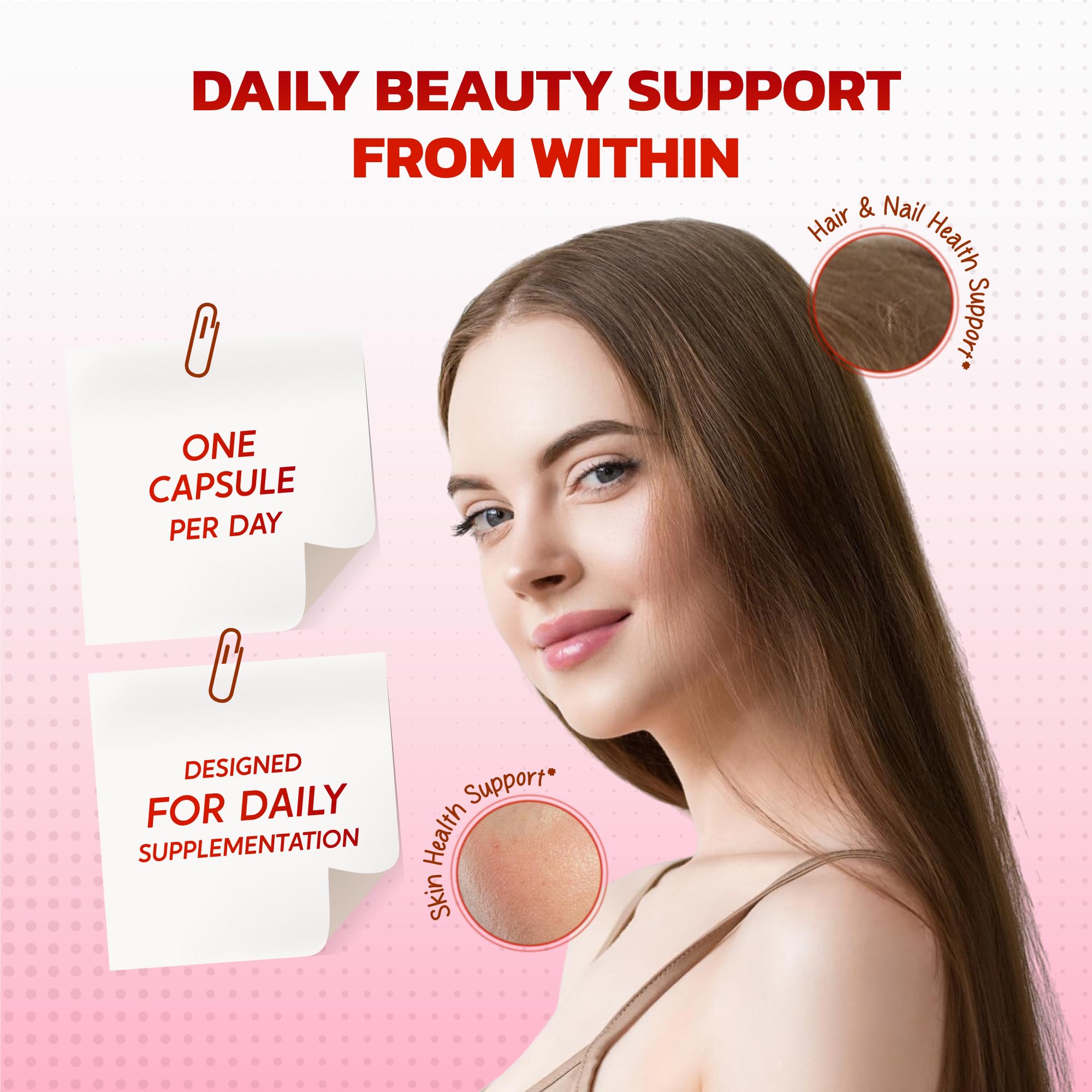 Collagen Biotin Resveratrol Saw Palmetto - Skin, Joint Health Support