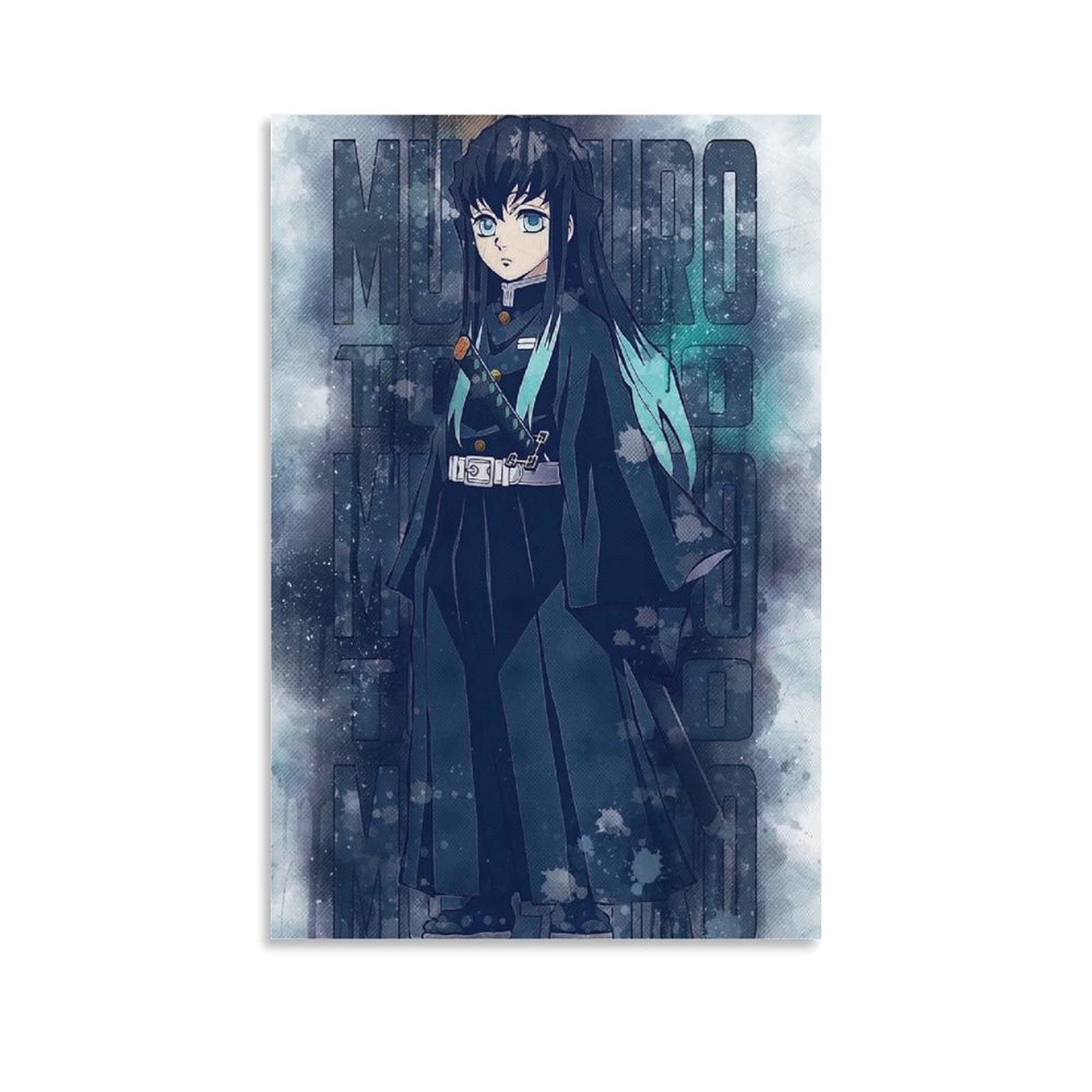 Nuomesc Poster Demon Slayer Anime Muichiro Tokito Role Art