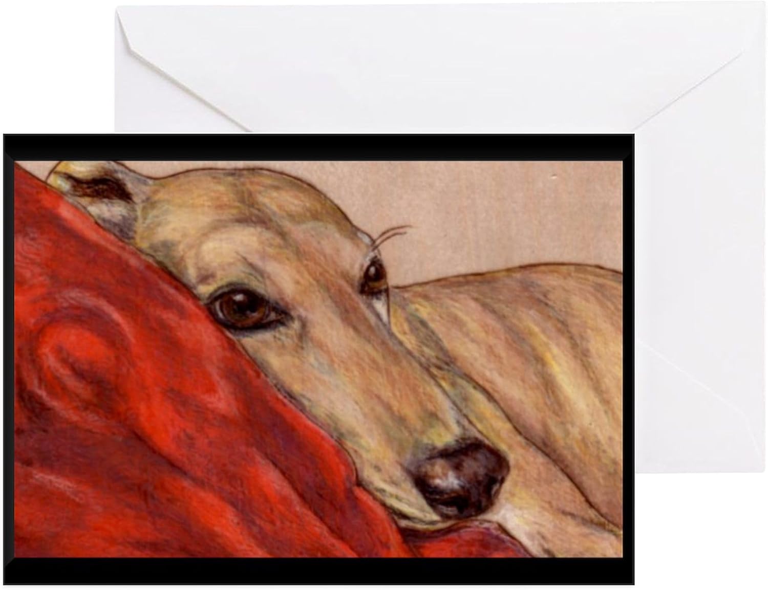 CafePress Just Restin' Folded Greeting Cards (10-pack) Glossy