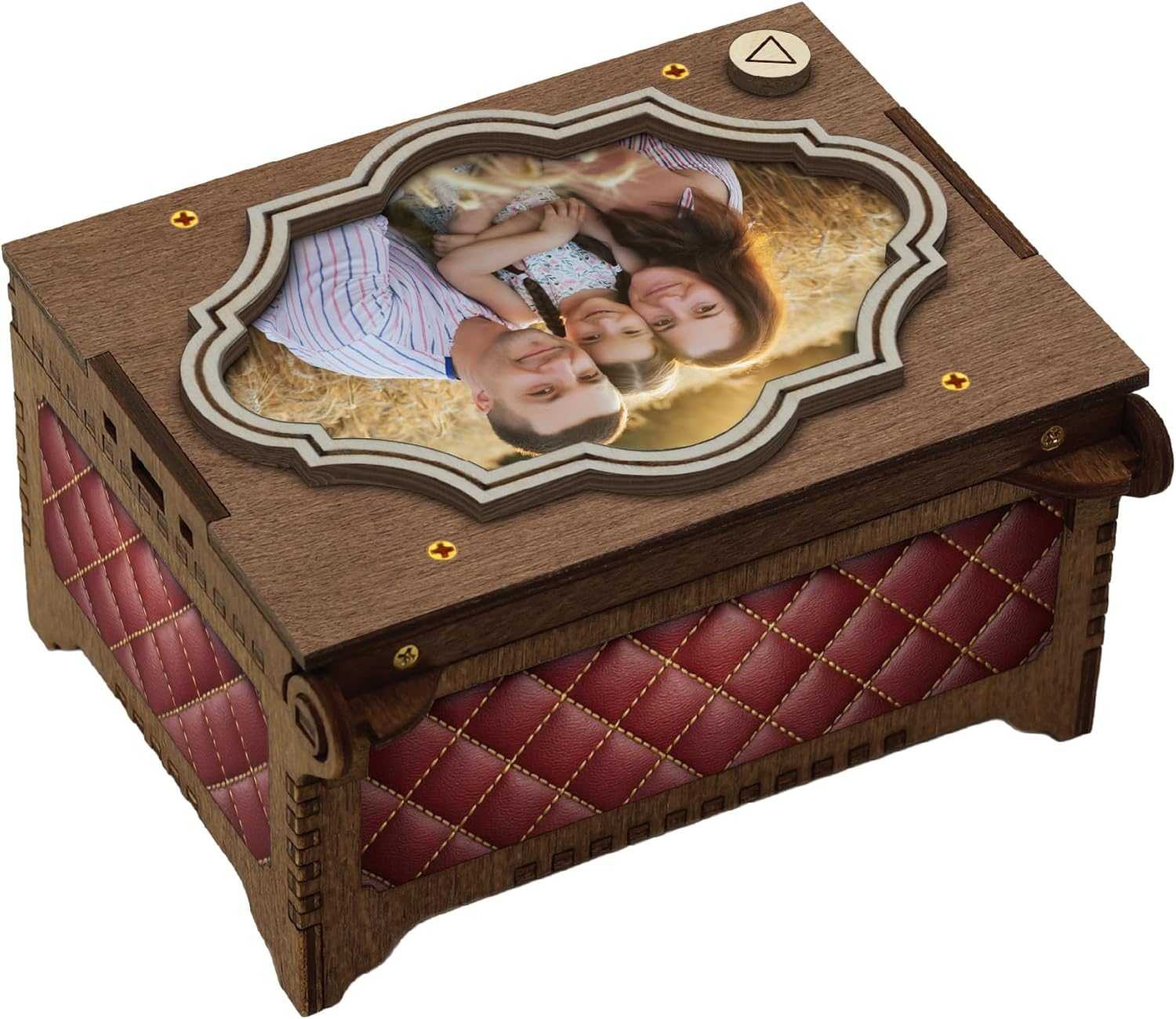 Custom Wording MP3 Music Box with Photo Image Print, Celebrate A Special Moment Or Achievement, Plays Custom Song