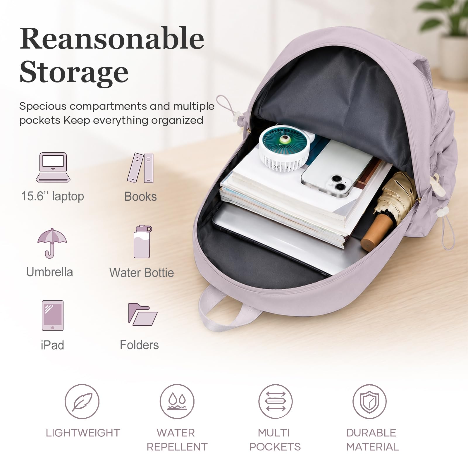 Lendolk Mochila escolar para niños y niñas
