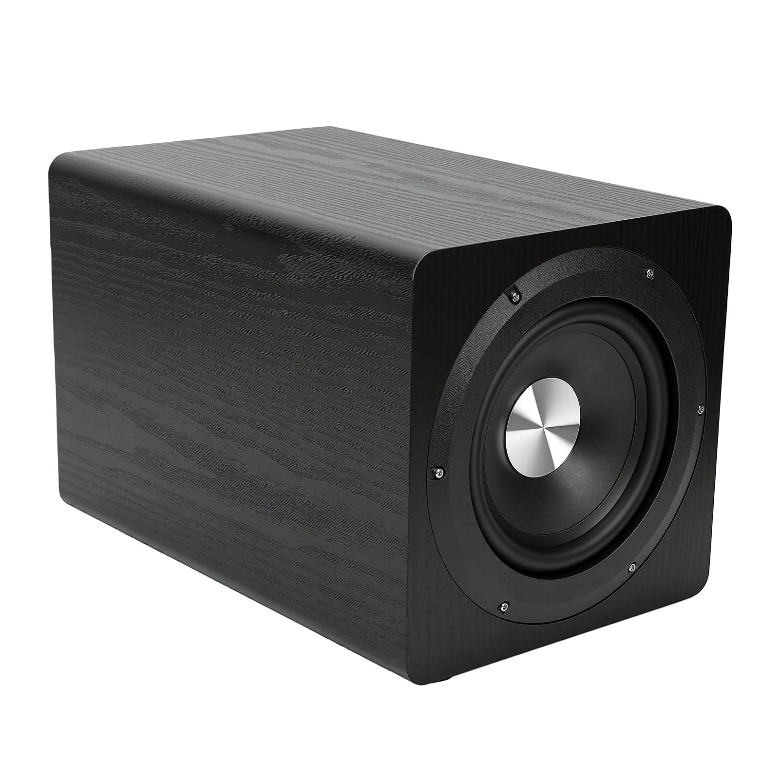 Bewinner Subwoofer Alimentato da 6,5 ​​pollici 100 W (Spina europea) | Altoparlante Woofer Attivo, Audio Home Theater, Bassa Frequenza HiFi, Design Pressurizzato a Terra, Serata di Film di Gioco