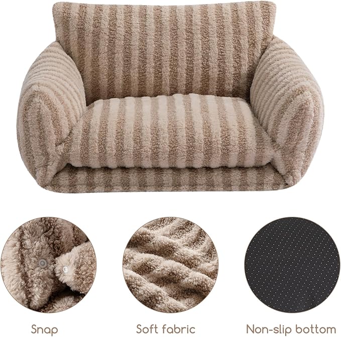 Cama Sofá para Mascotas Pequeña Doble Capa Lavable y Extensi miniatura 5