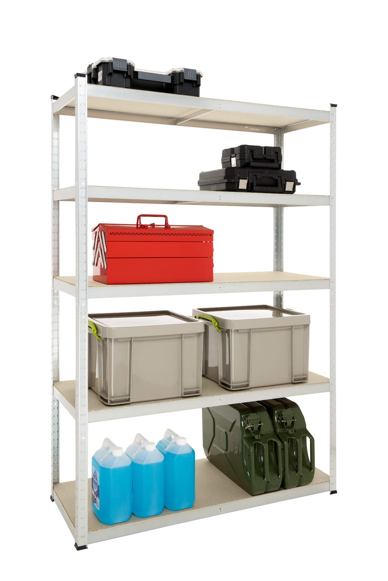 Buy Storage Affairs Shelving Unit 5 Levels, 176H x 120W x 40D (cm