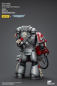 Warhammer 40K: Grey Knights Strike Squad Grey Knight with Psilencer 1:18 Scale Action Figure